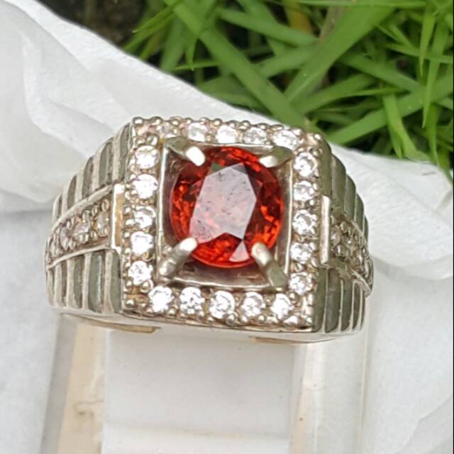 Natural orange zircon