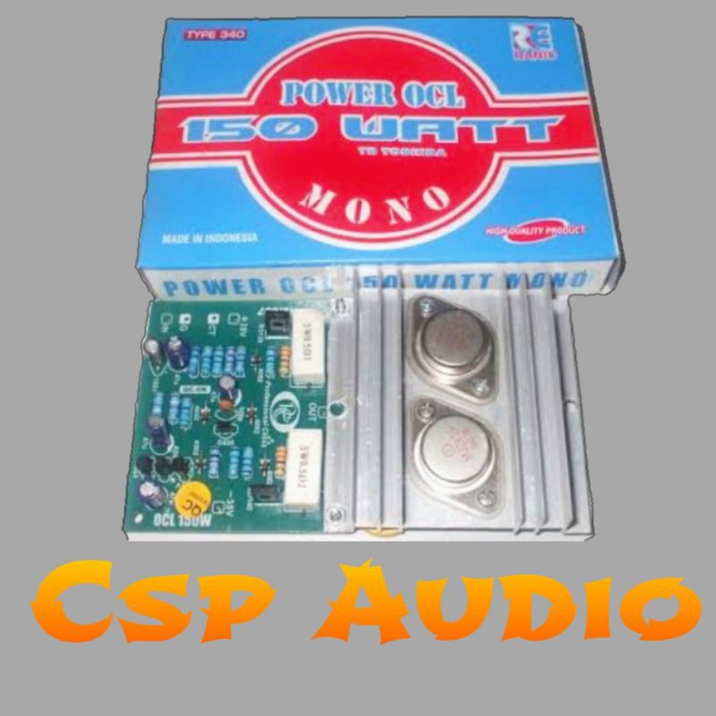 Kit OCL Mono 150 Watt jengkol 2N3055-MJ2955