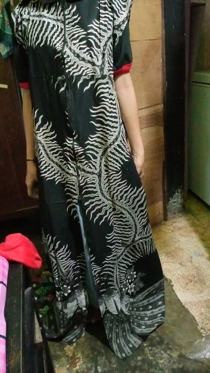 Longcardy Outer Batik Wanita Sogan Jimet Ld 110 Cm Ld 110 Cm Ld 120cm Bahan Katun Halus Seragam Ecer