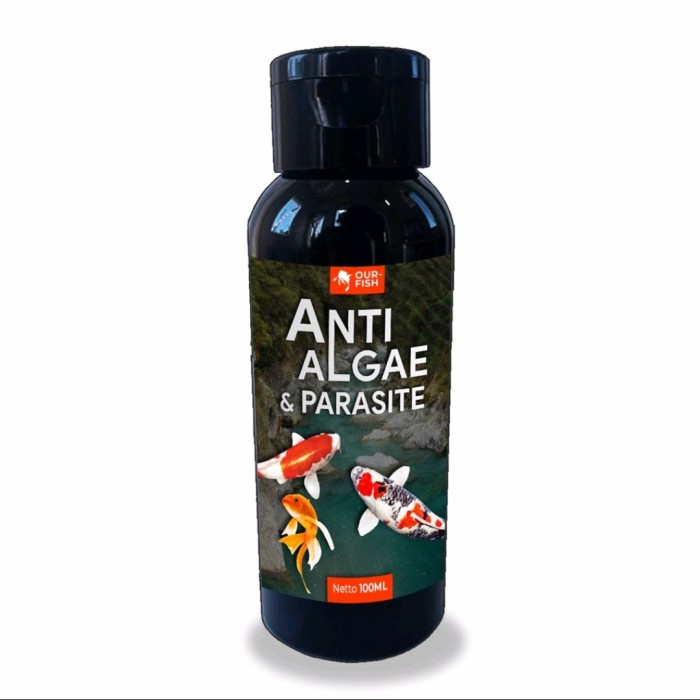 OURFISH Anti Algae and Parastie - Alga Remover Kolam dan Aquarium 100ML