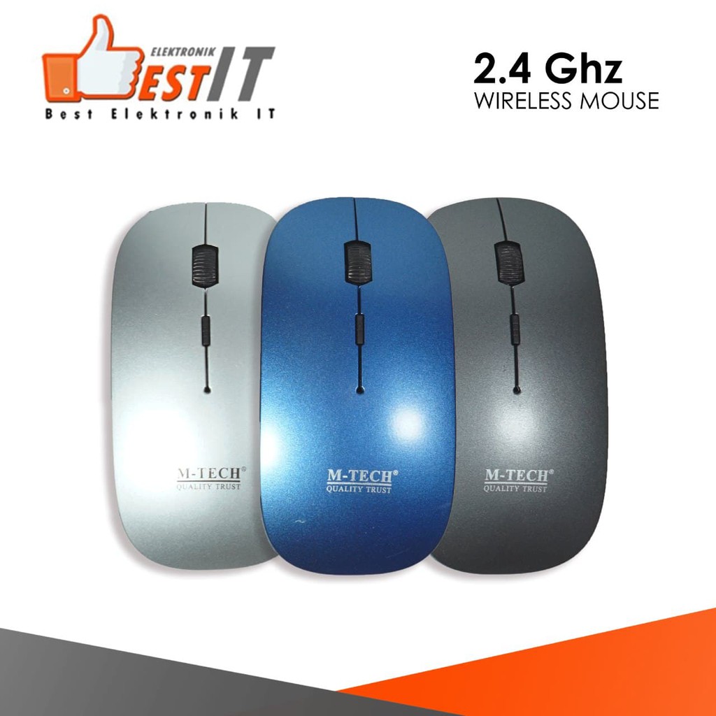 Mouse Wireless PC Komputer Laptop Mtech 6070 Mouse Wireless