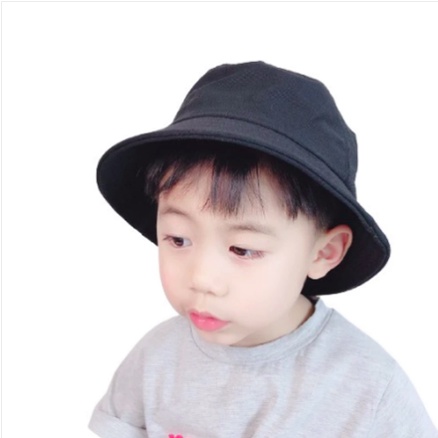 Bucket Hat Anak Polos Usia 1-8 Tahun Laki Perempuan Kualitas Premium