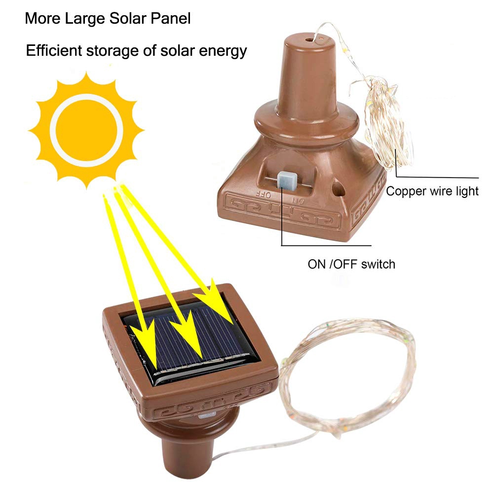 Lampu String 20 LED 2M Bentuk Tutup Botol Wine Anti Air untuk Dekorasi Pesta Natal / Tahun Baru