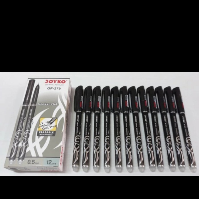 

Hadir Ballpoint Joyko Gp-279 0,5 Erasable Pen Gel Hitam (Pack 12Pcs) Sale!!!