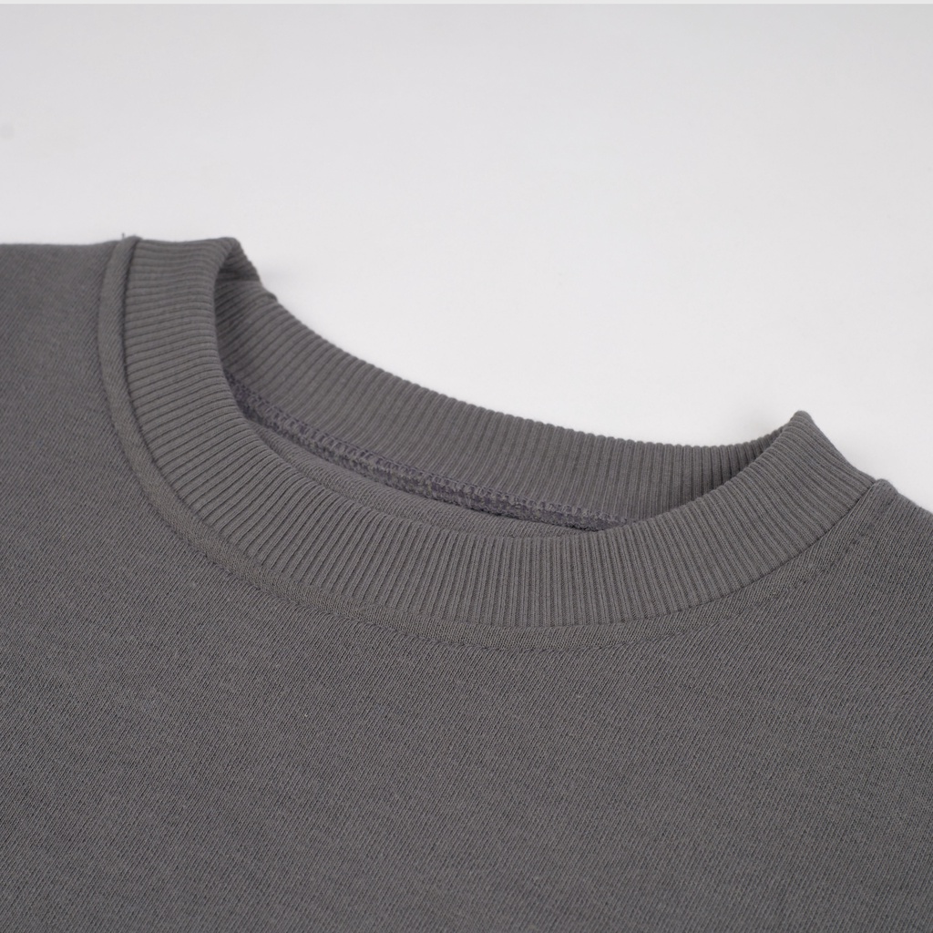 Crewneck Boxy Oversized Dark Grey