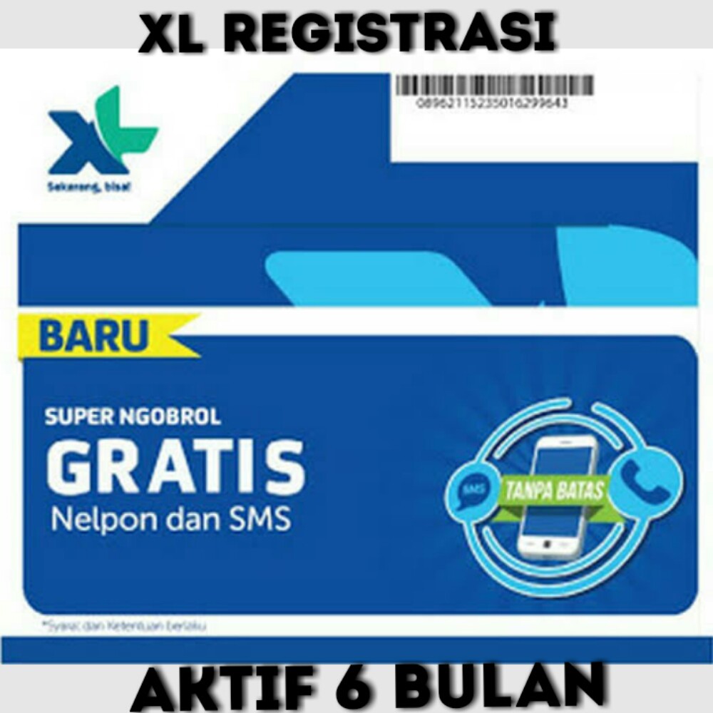 Kartu Perdana XL Fresh Langsung Pakai Siap OTP Acak