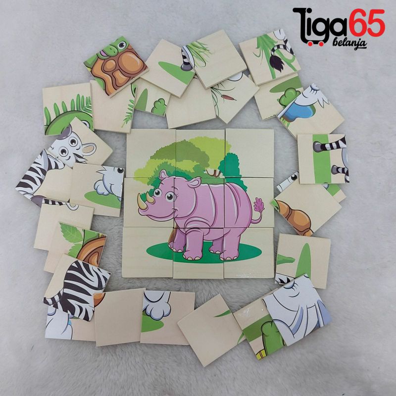 365 Mainan Edukasi Maenan Kayu Puzzle / PUZZLE KAYU 29535