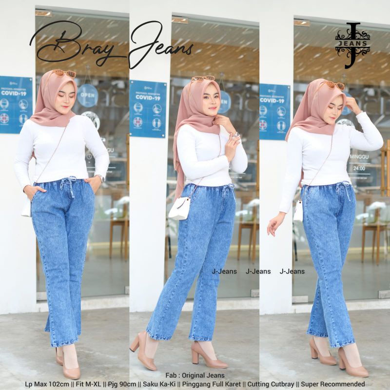 CELANA CUTBRAY JEANS WASH