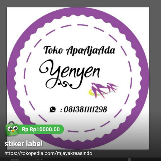 

Stiker label