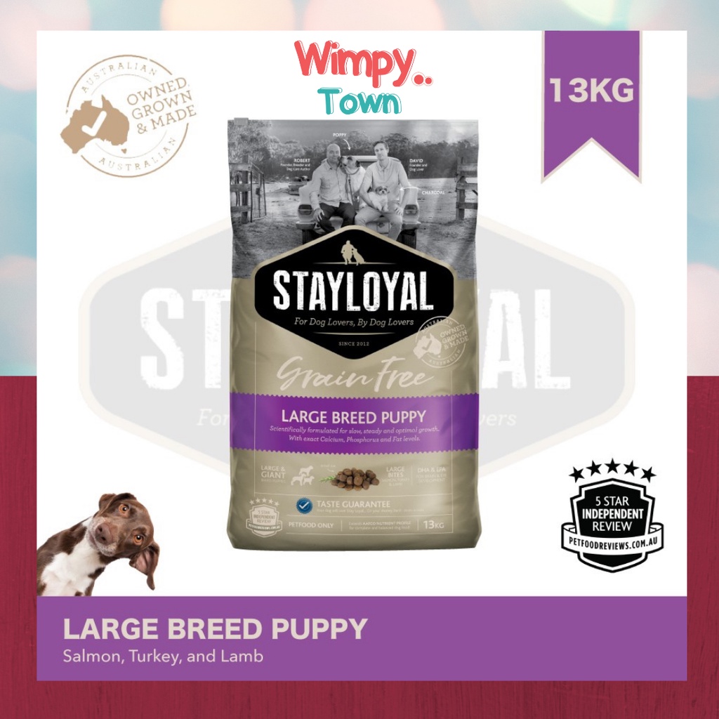 STAYLOYAL Makanan Anjing Dog Food - Large Breed Puppy 13kg