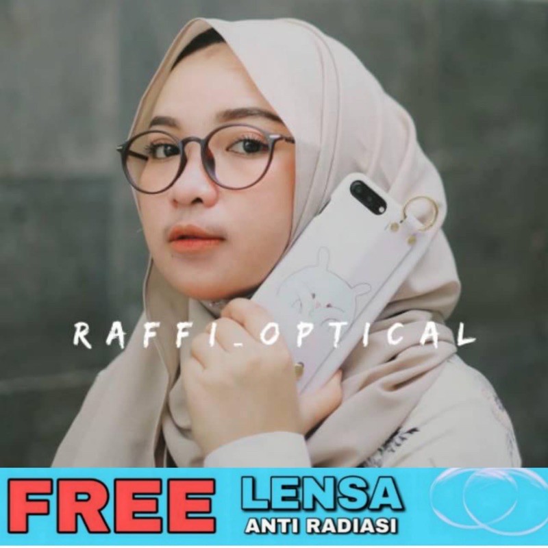 Kacamata minus antiradiasi [paket hemat frame+lensa]kode1045