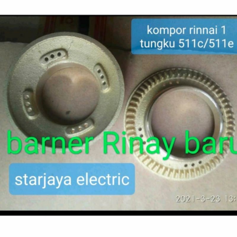 BURNER KOMPOR RINNAI 511C / 511E 1 TUNGKU