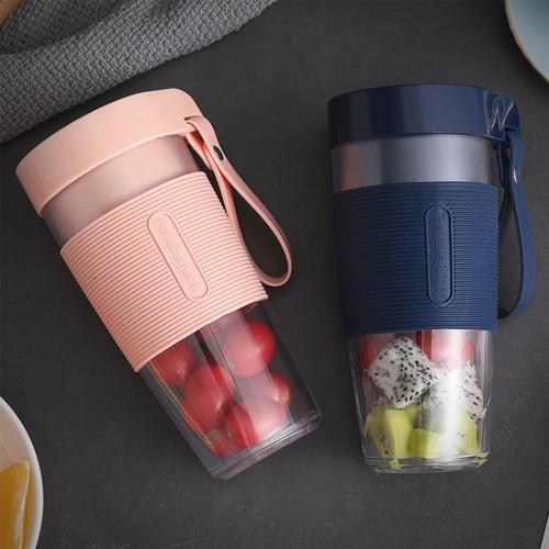 ADP-002 SOHA Juicer MIXER CUP MINI USB BLENDER JUICE Portable JUS Buah, Gelas Kaca Tebal