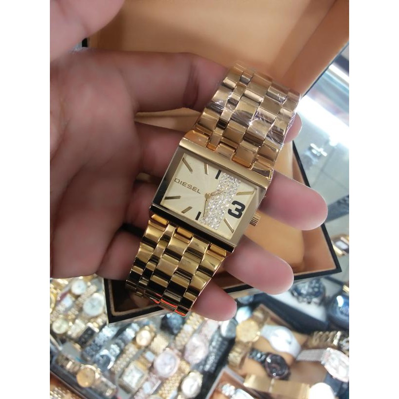 Ready Stok Jam tangan wanita Police clara gold kw super