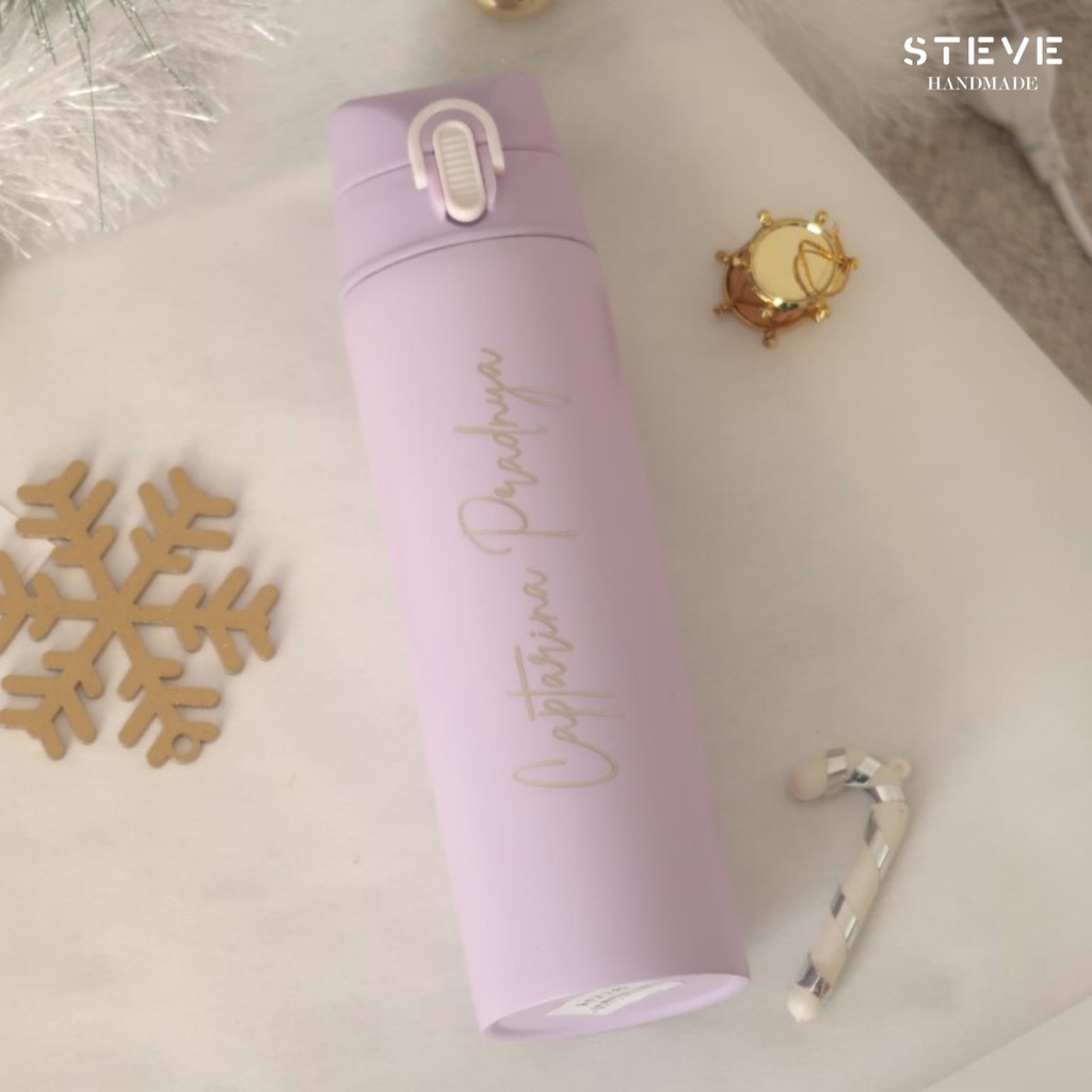 Botol minum stainless termos vacuum tumbler travel mug TM0311 Lilac