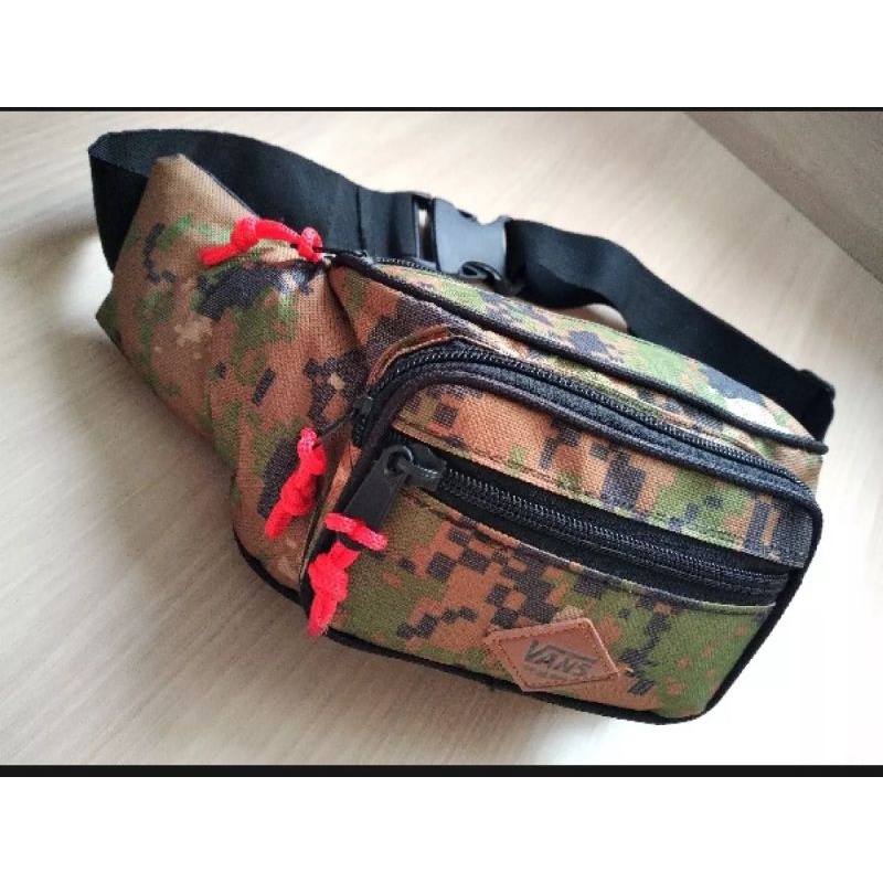 Waistbag Tas Dada Pria Army Loreng Pria