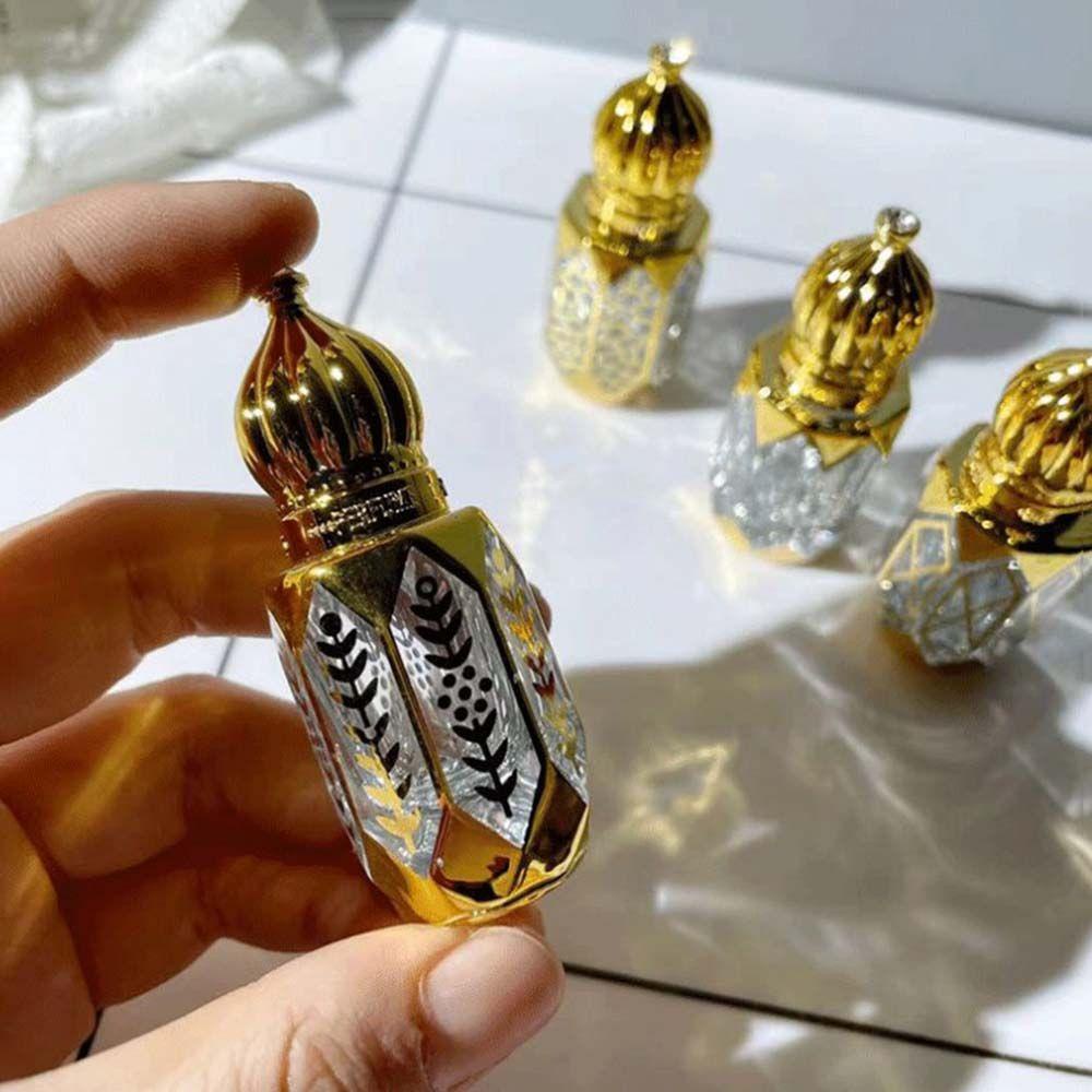 [Elegan] Botol Parfum Profesional Kualitas Tinggi Roll on Essential Oil Bottle Kosmetik Sample Test Wadah Gaya Mewah Vintage Botol Isi Ulang