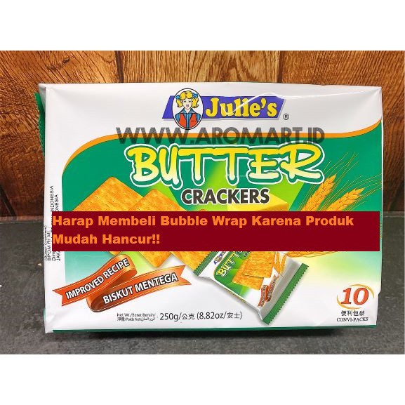 

Julie's Butter Crackers / Biskuit Mentega - 250g