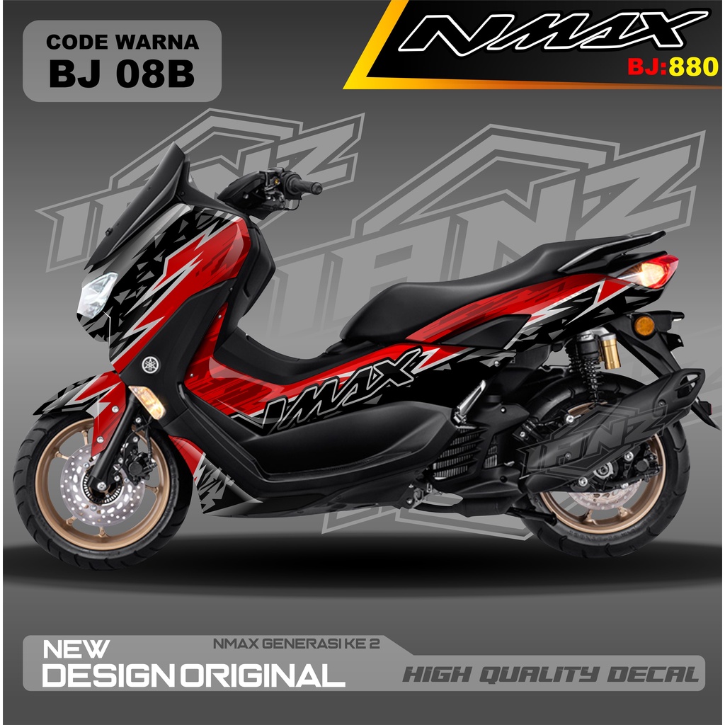 STICKER NEW NMAX FULL BODY MOTOR / DECAL FULL BODY NMAX / DECAL STIKER FULL BODY NMAX / stiker decal nmax terbaru