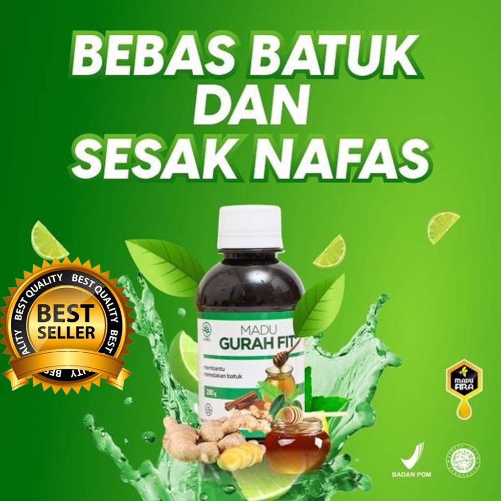 [Bisa COD] MADU GURAH FIT ASLI ORIGINAL GURAHFIT MADU Untuk Bronkitis, Radang Tenggorokan, Batuk dll | Madu GURAH FIT Asli Original