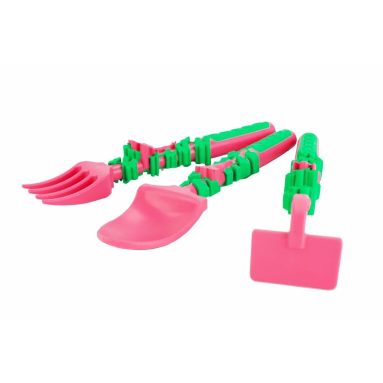 Constructive Eating - Garden Fairy Spoon, Alat latihan makan bentuk sendok sambil bermain tipe peri taman made in USA - Therapy Tools