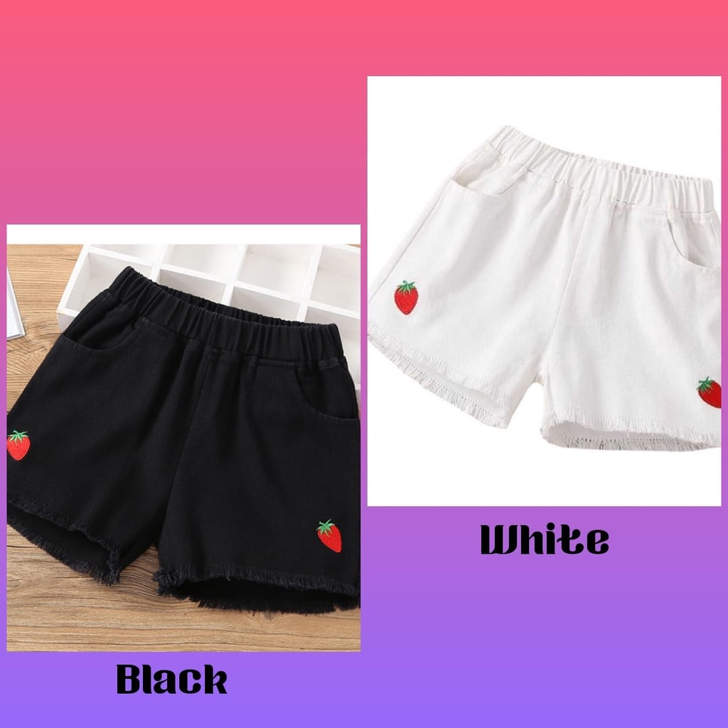 Jeans pendek anak perempuan/celana pendek anak perempuan