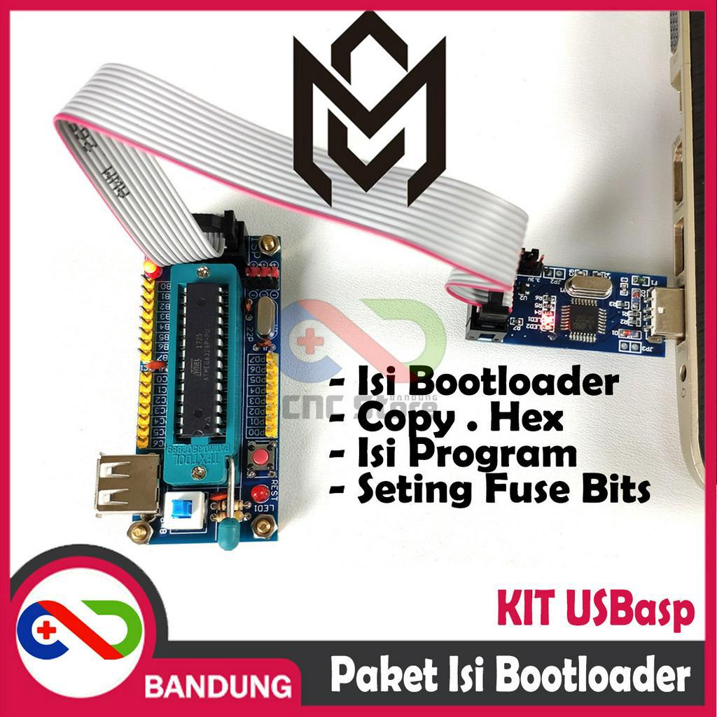 KIT USBASP ISI BOOTLOADER COPY HEX USB ASP ISP USBISP PAKET DOWNLOADER