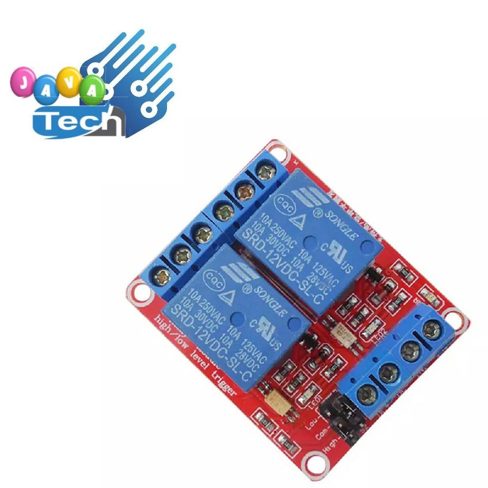 Modul Relay 2 Channel 12V Hi-Lo Input Optocoupler