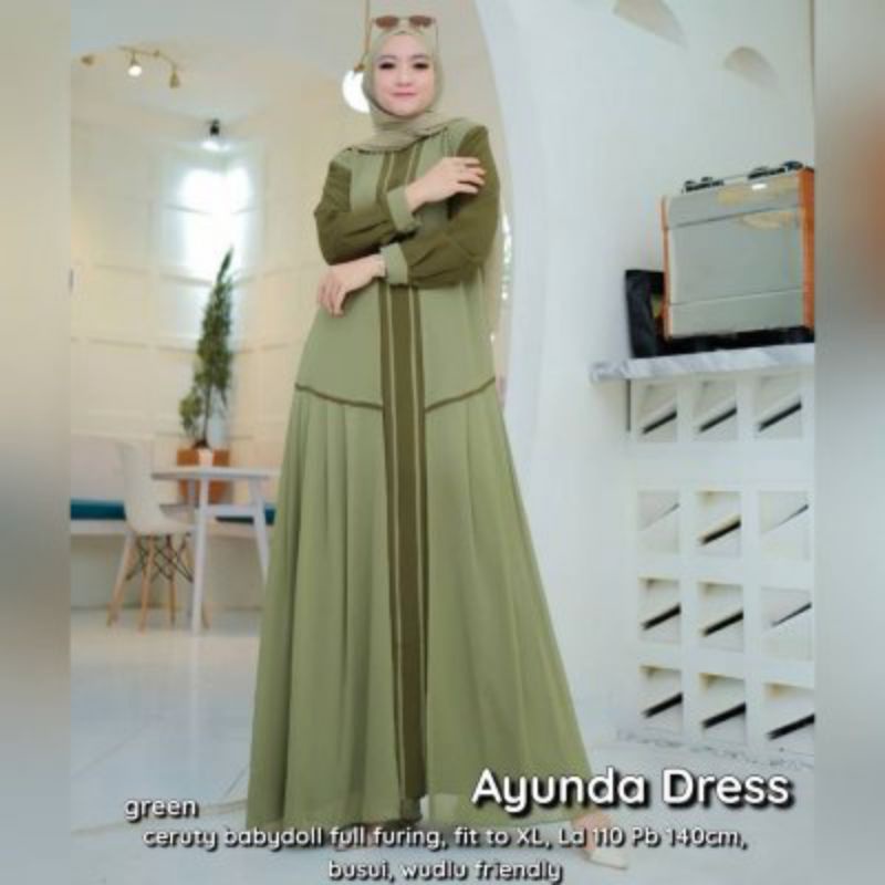 Gamis Syari Maxi Dress Ayunda