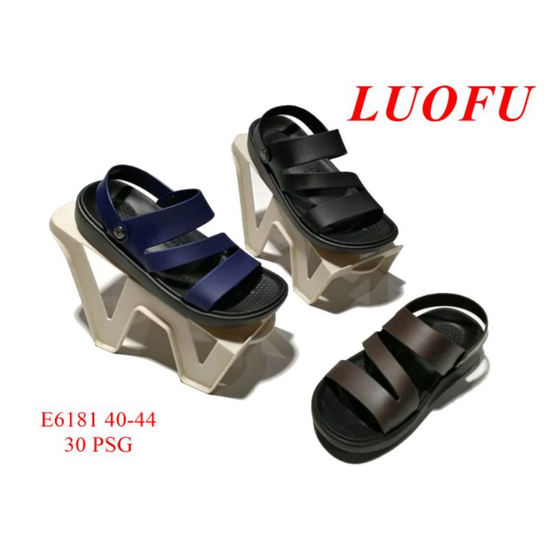 Sandal Luofu Pria Tali lmport E6181