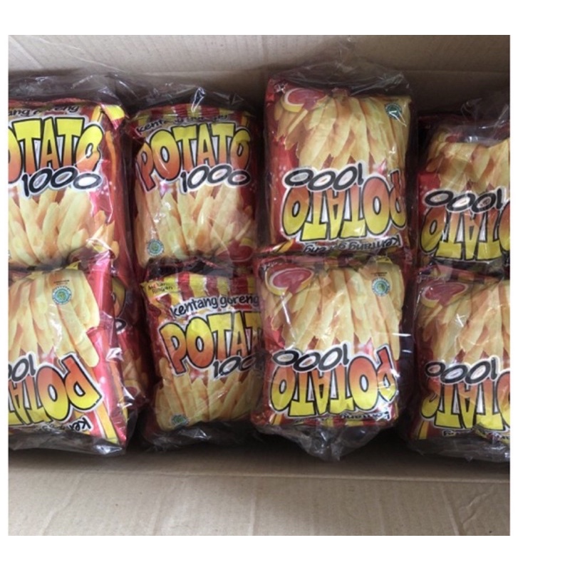 

kentang goreng potato 1000 1pack isi 10pcs