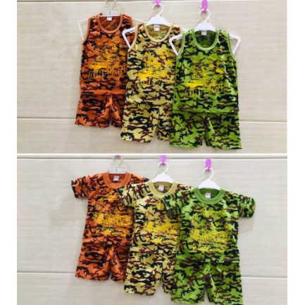 JHS- UKURAN XL baju army / setelan army loreng anak laki laki