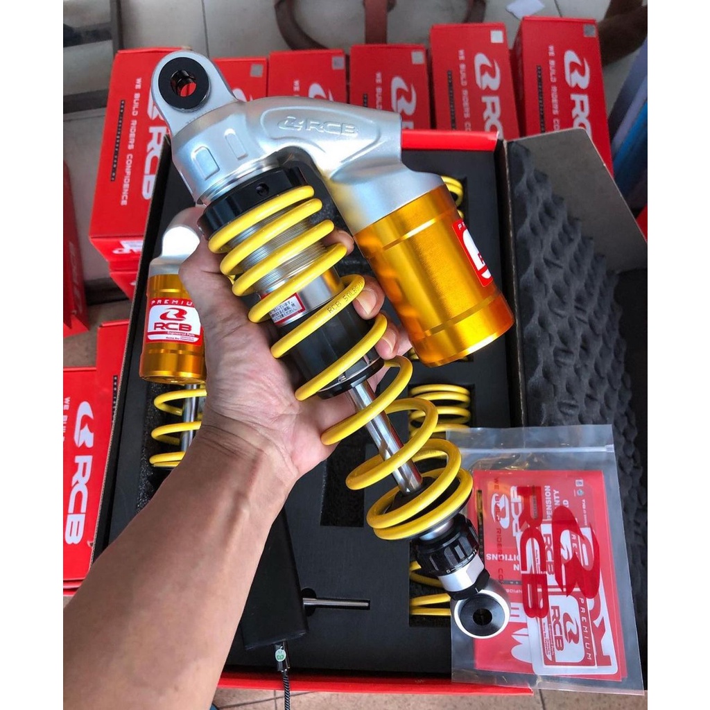 READY SHOCK SHOCKBREAKER RCB VS SERIES 320 MM MERAH ORIGINAL RX KING TIGER MEGAPRO CB HEREX ORIGINAL