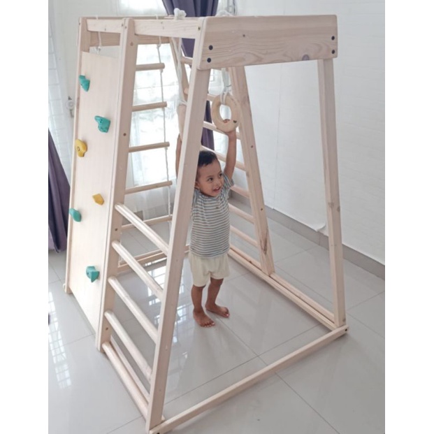 mainan panjat - panjatan,mainan anak,mainan anak kayu - brakiasi (custom)