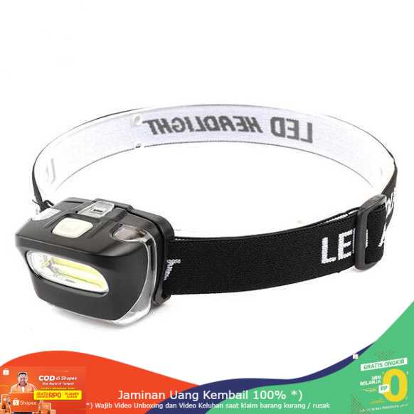 (BISA COD) RVOSTR Albinaly Senter Kepala Headlamp COB LED - TG-005