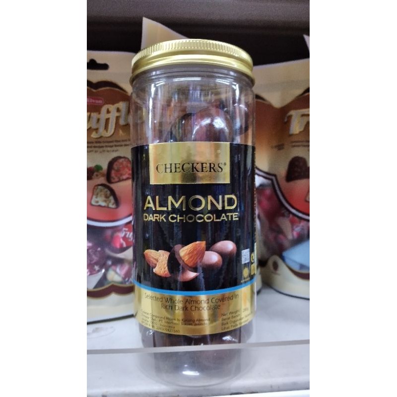 

Coklat Almond Chekers jar