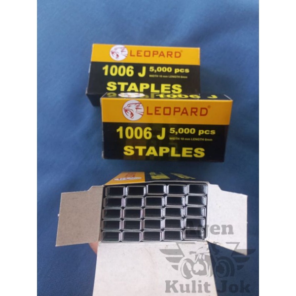 isi STAPLES ANGIN/KOMPRESOR jok sepeda motor/leopard