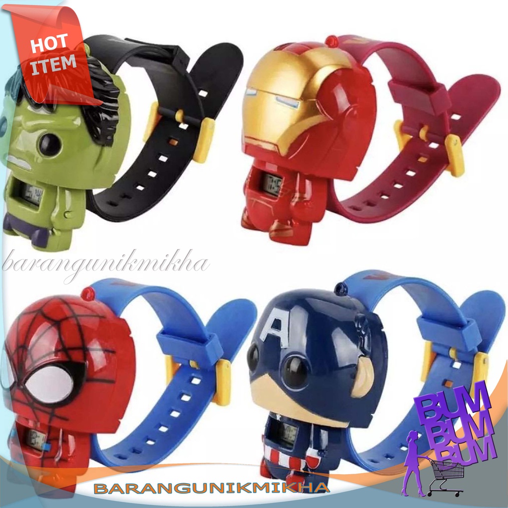 Jam Tangan Karakter Fashion Kids Jam Tangan Cartoon Anak Digital /Jam Tangan Arloji import