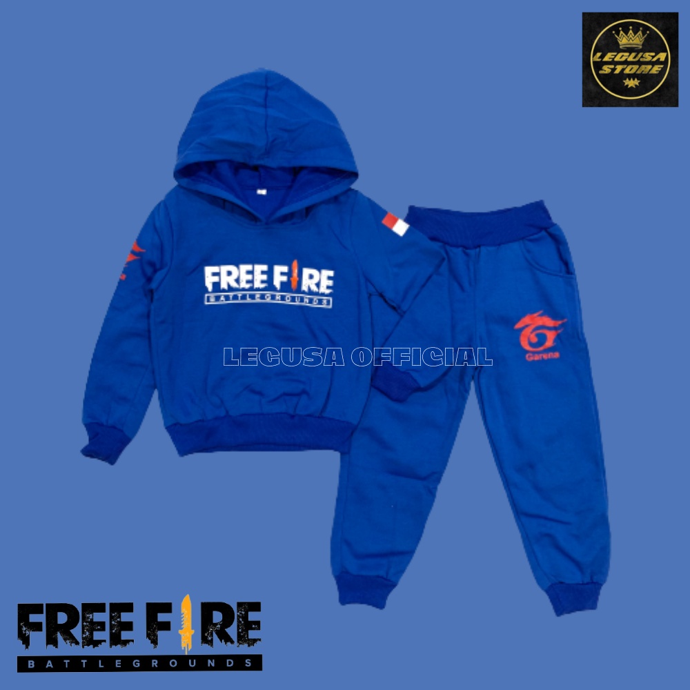 Setelan Sweater Hoodie Free Fire