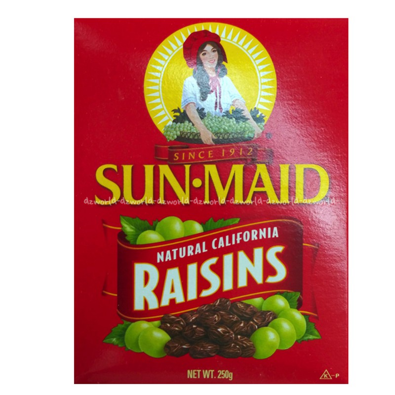 Sun-Maid Raisins 250gr Kismis Untuk Kue Masakan Raisin Sunmaid  Kismis Kering Untuk Kue