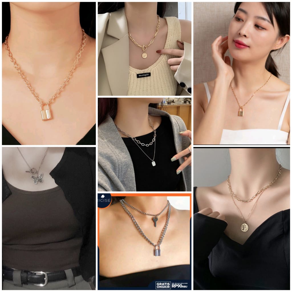 NunuLisaTan - Jakarta PROMO bayar ditempat kalung wanita model terbaru import