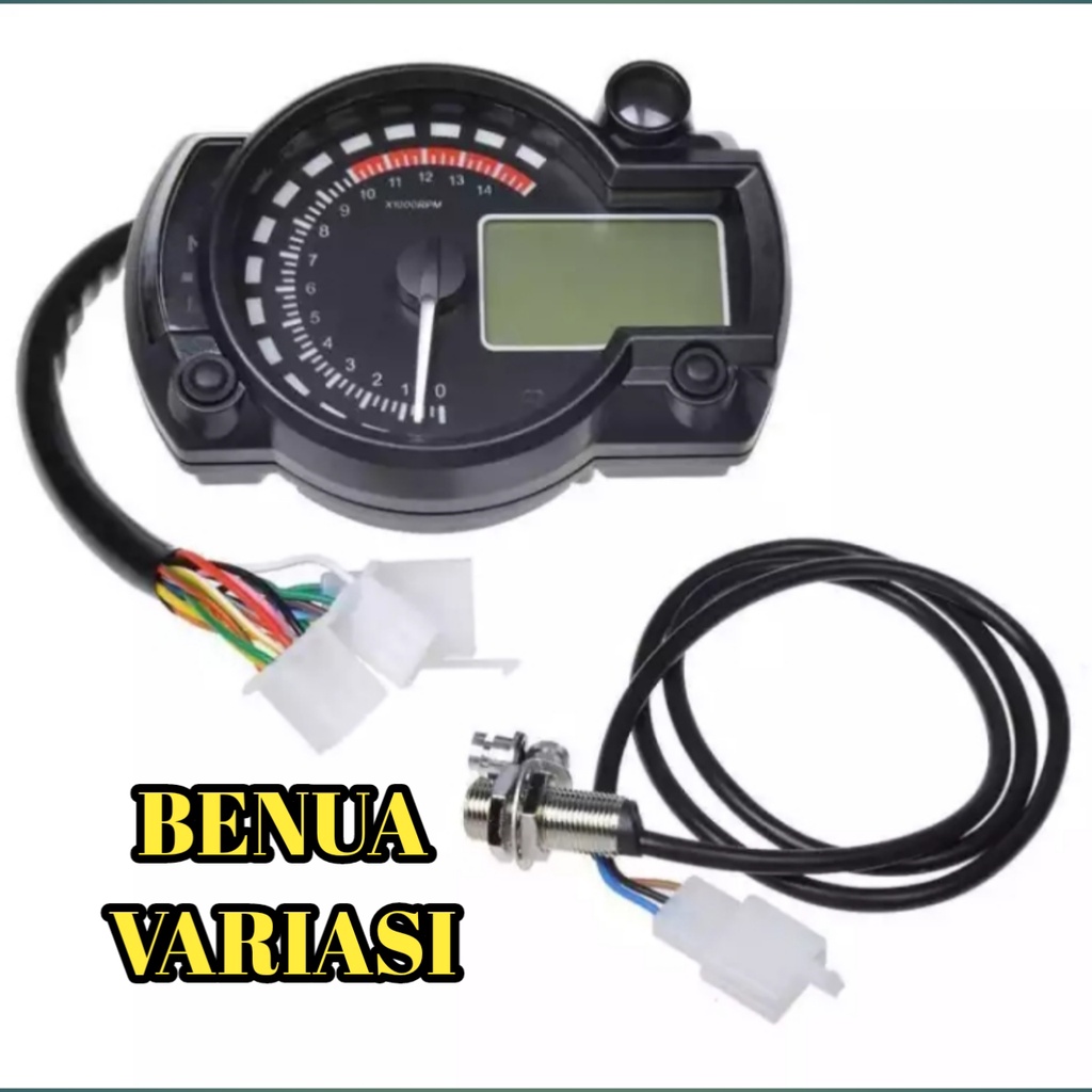 (PROMO TERKINI) Speedo meter Led Digital Sensor Koso SpidometeR SPEEDOMETER Dital RX2N Ninja 250 FI 