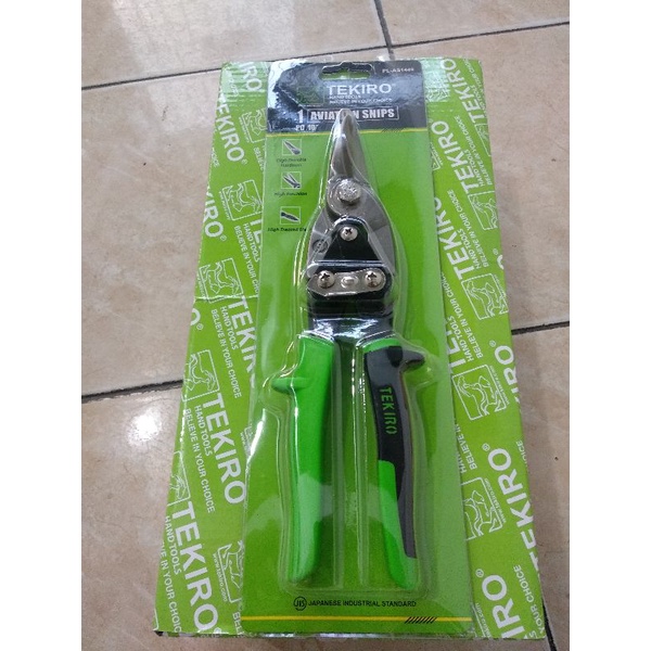 Tekiro Gunting Hollow 10 inch / Gunting Seng / Gunting Baja Ringan BERKUALITAS