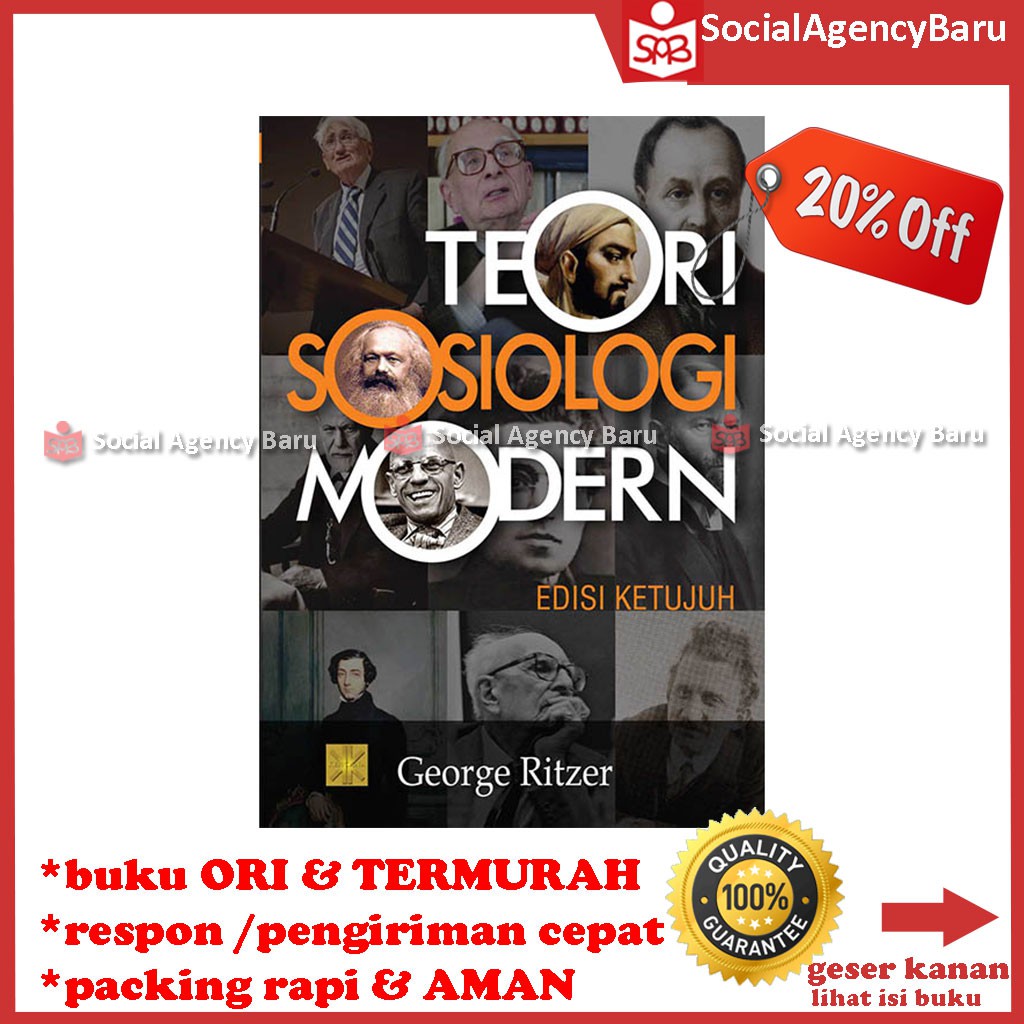Teori Sosiologi Modern Edisi 7 - George Ritzer | Shopee Indonesia