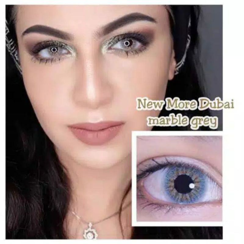 Softlens NEW MORE DUBAI MARBLE GREY MINUS -0.50 S.D -6.00