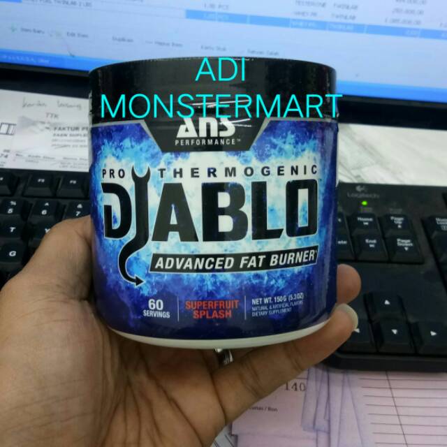 ANS DIABLO 150 Gram 60 Serving - Fat burner ANS