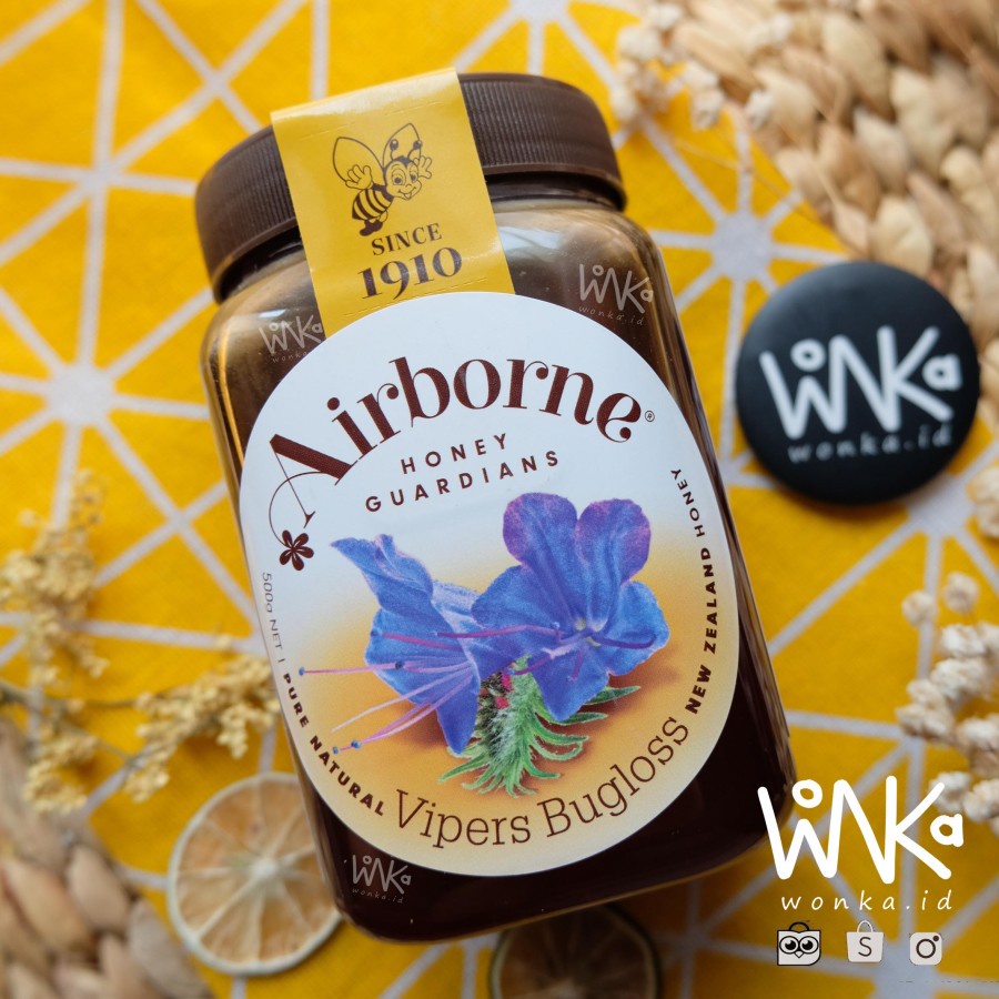 Airborne - Madu Viper Bugloss 500gr - New Zealand Honey Since 1910