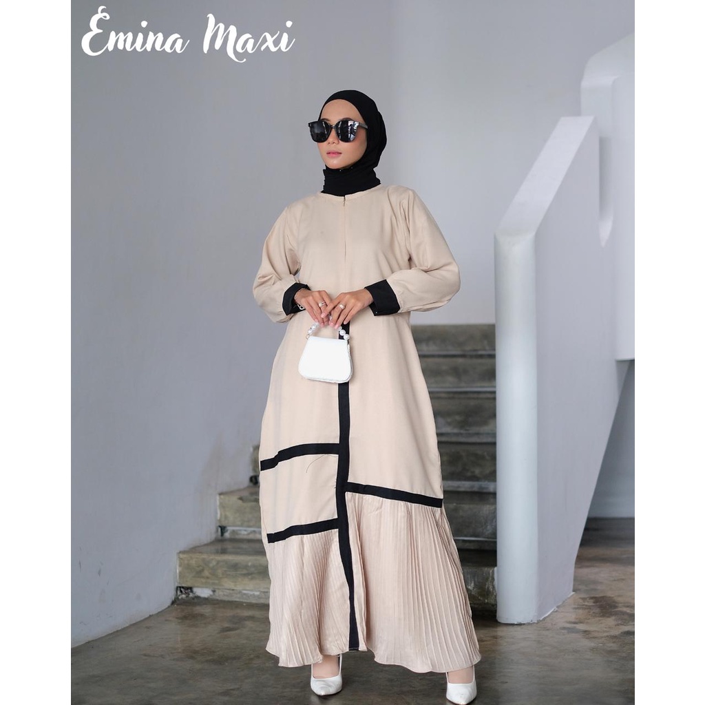 Gamis Polos Moscrepe Part 1