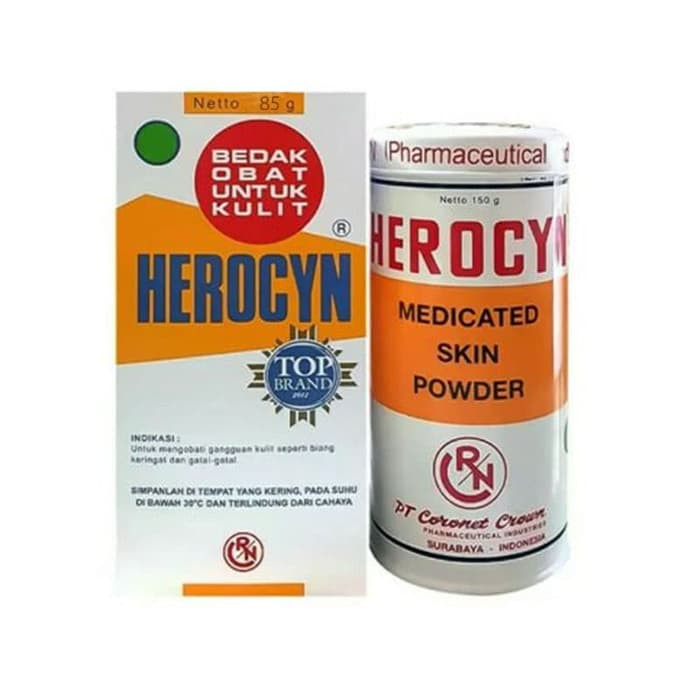 

HEROCYN Bedak Obat Untuk Kulit 85gr dan 150gr