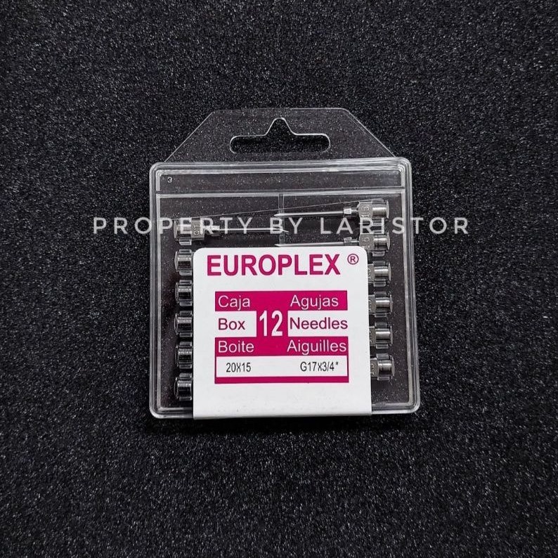 Needle jarum hewan Ternak Europlex 14G,15G,16G,17G,18G,20G